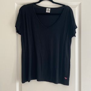 VS PINK Black Tee